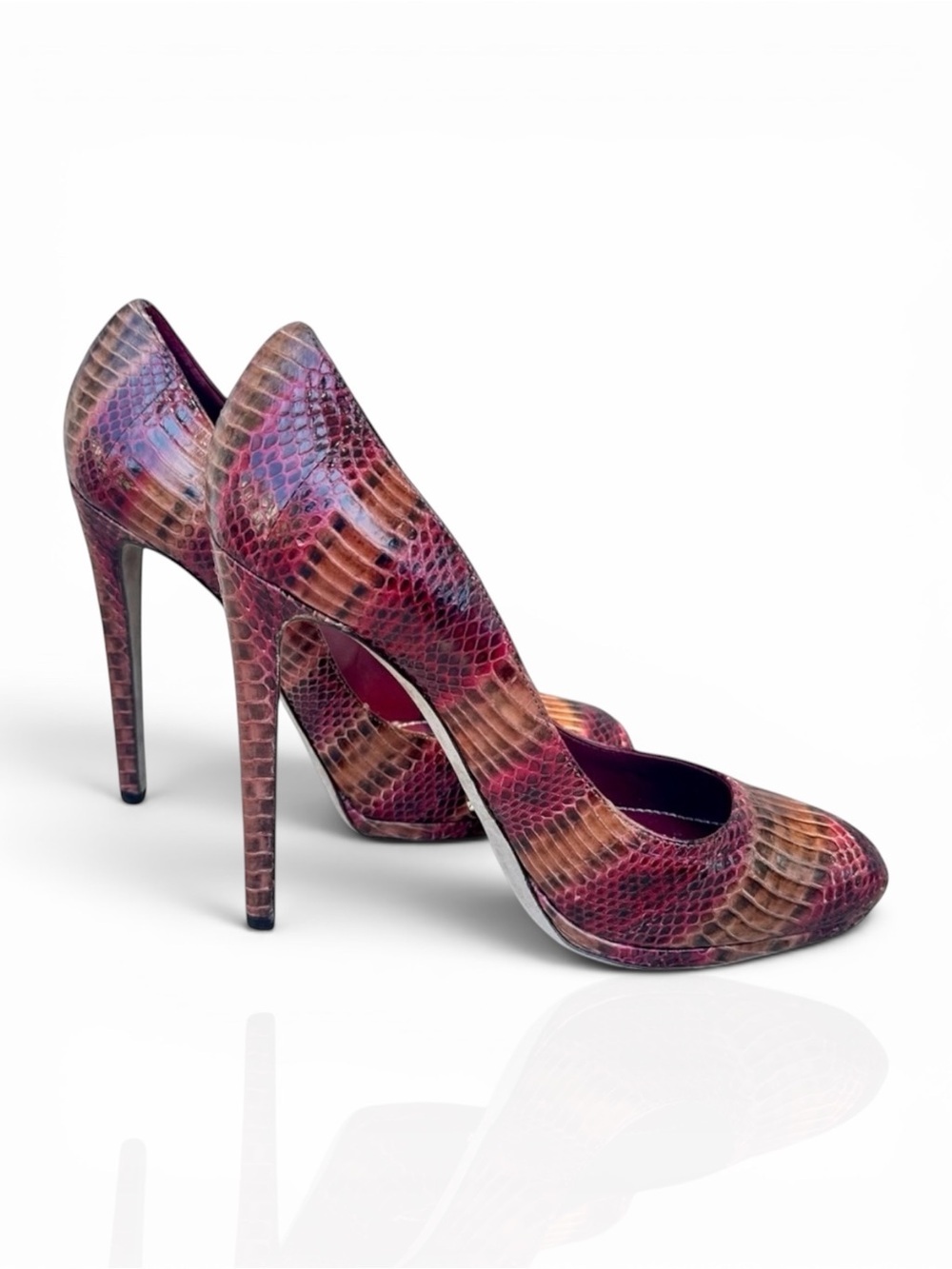 Sergio Rossi Genuine Python Hidden Platform Pump EU 41 | US 10.5–11
